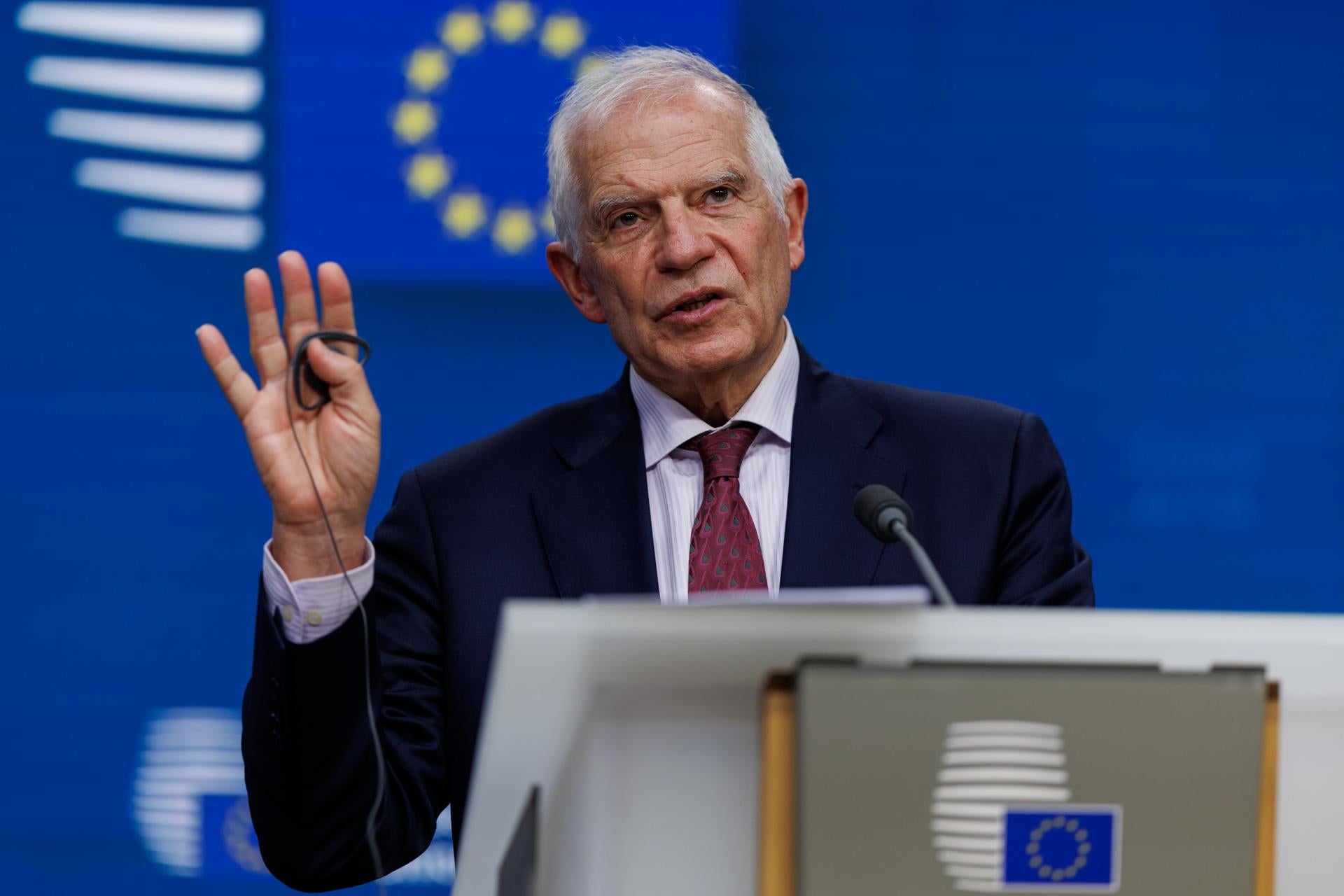 Josep Borrell anuncia la nueva misión 'Aspides' de la Unión Europea en el Mar Rojo Josep Borrell anuncia la nueva misión 'Aspides' de la Unión Europea en el Mar Rojo