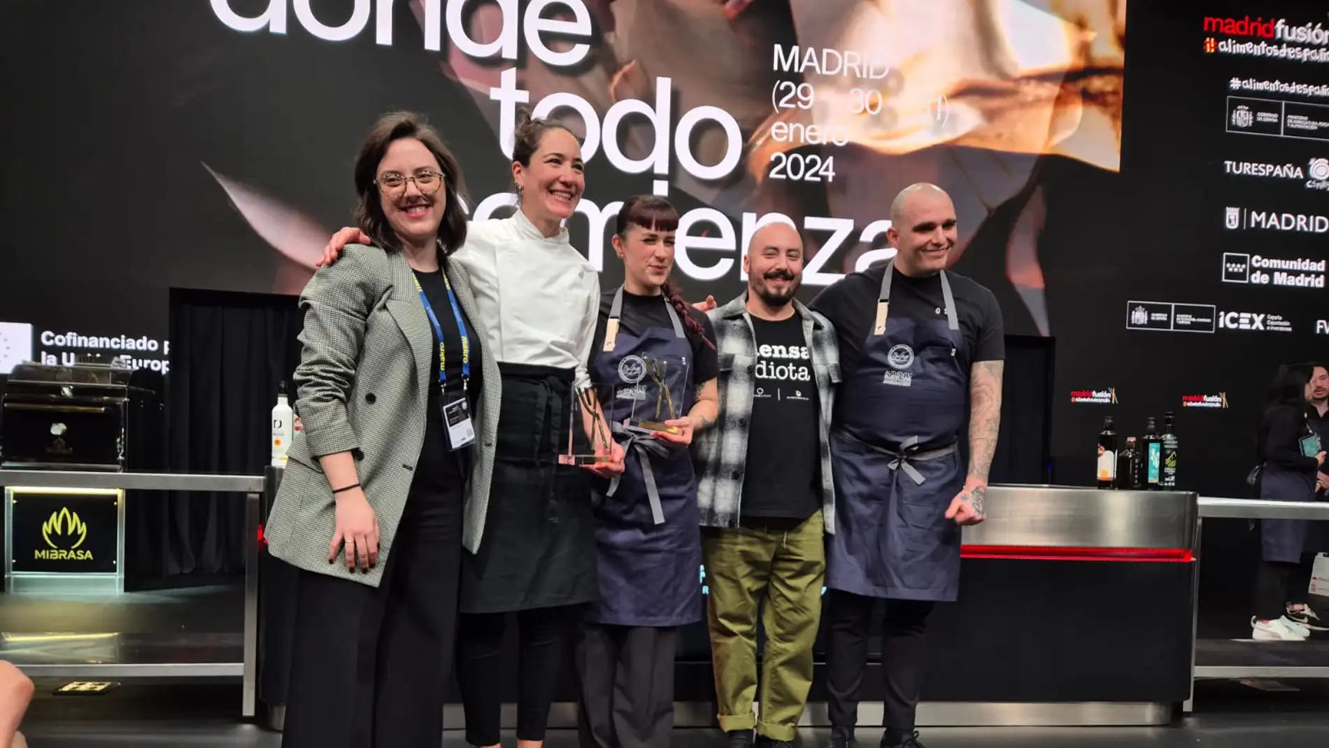 Los premiados a Sala, Pastelera, Bartender y Cocineros Revelación en Madrid Fusión