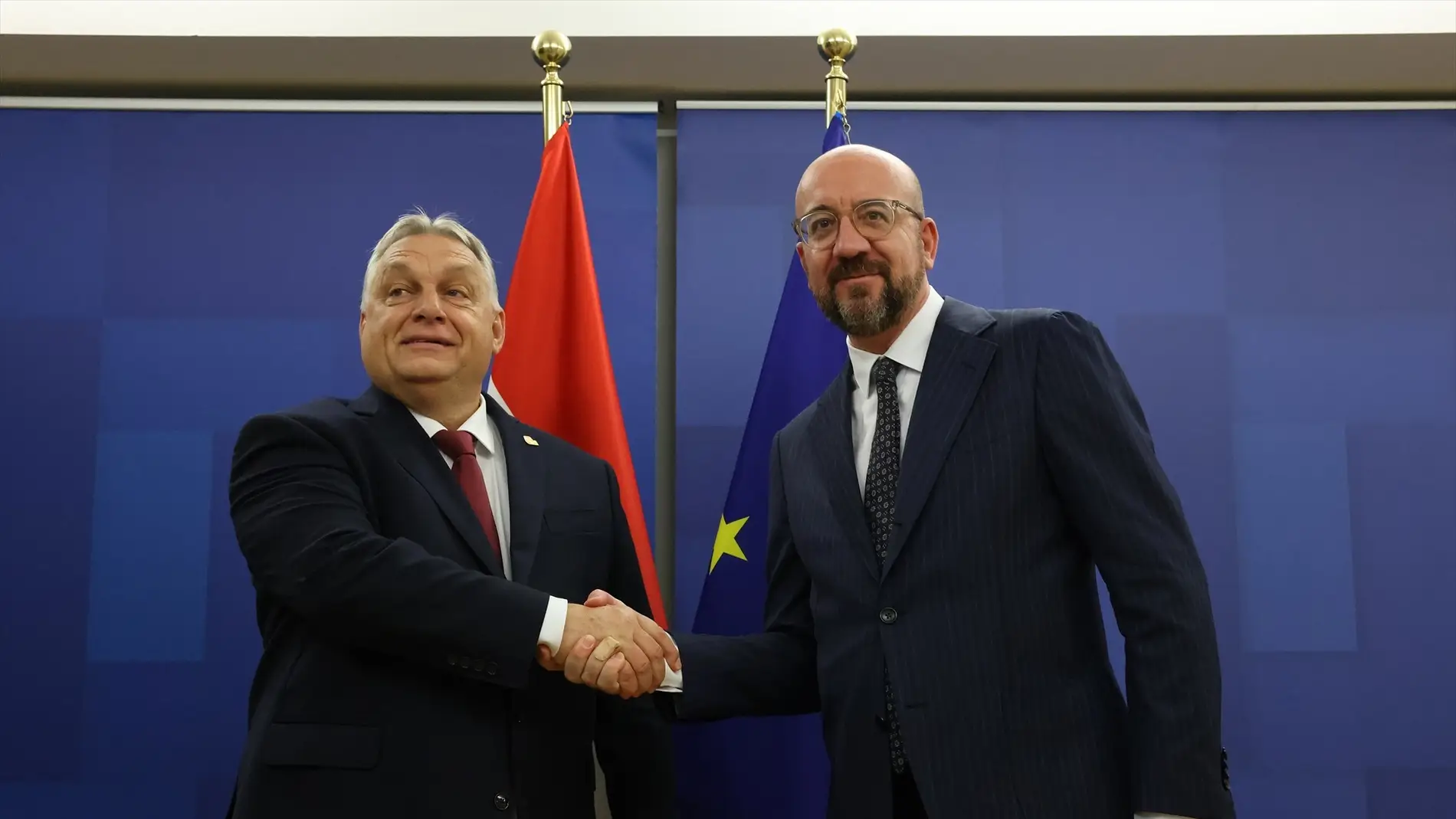 Los líderes UE acuerdan por unanimidad la ayuda de 50.000 millones a Ucrania tras ceder Orbán