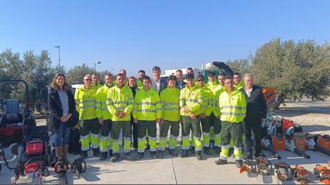 Brigada de parques y jardines de La Vila
