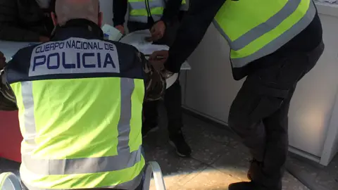 Detención de uno de los arrestados sucesos