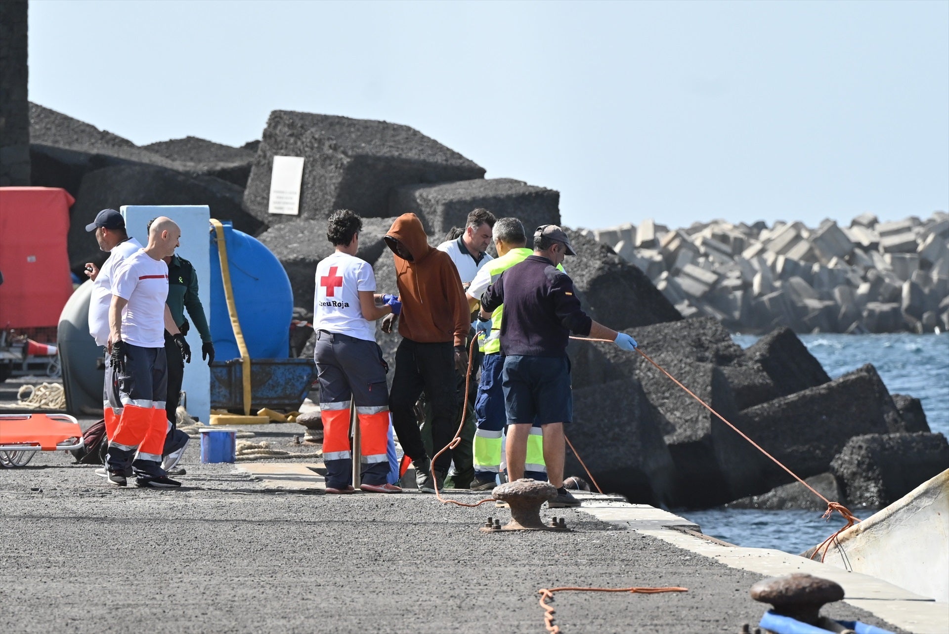 Llegan a Canarias más migrantes en enero que en los seis primeros meses de 2023 Llegan a Canarias más migrantes en enero que en los seis primeros meses de 2023