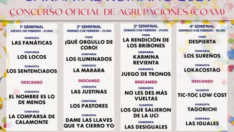Concurso Agrupaciones Carnaval Romano