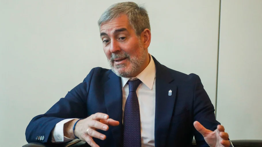 El presidente del Gobierno de Canarias, Fernando Clavijo
