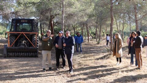 Visita de Toni P&eacute;rez al Moralet