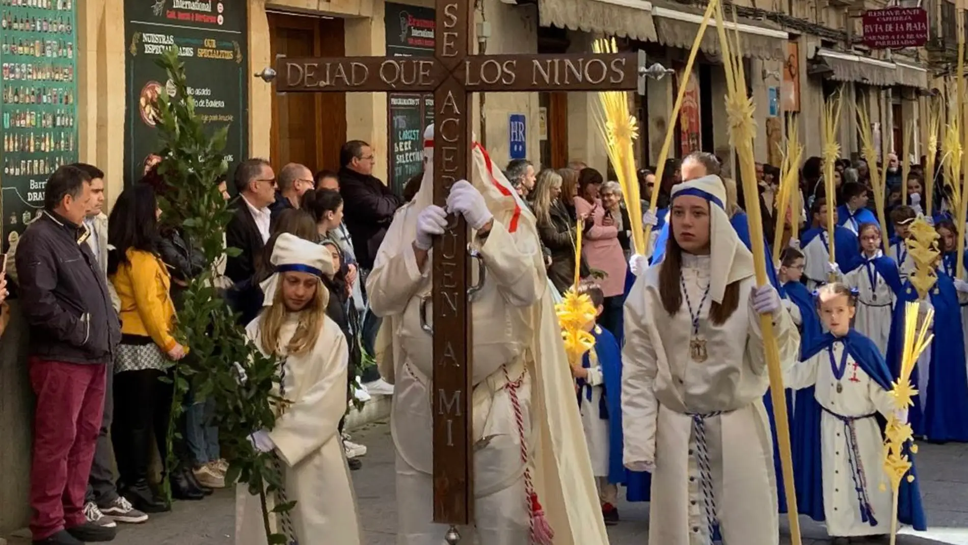 Procesión en la Semana Santa de Salamanca de 2023