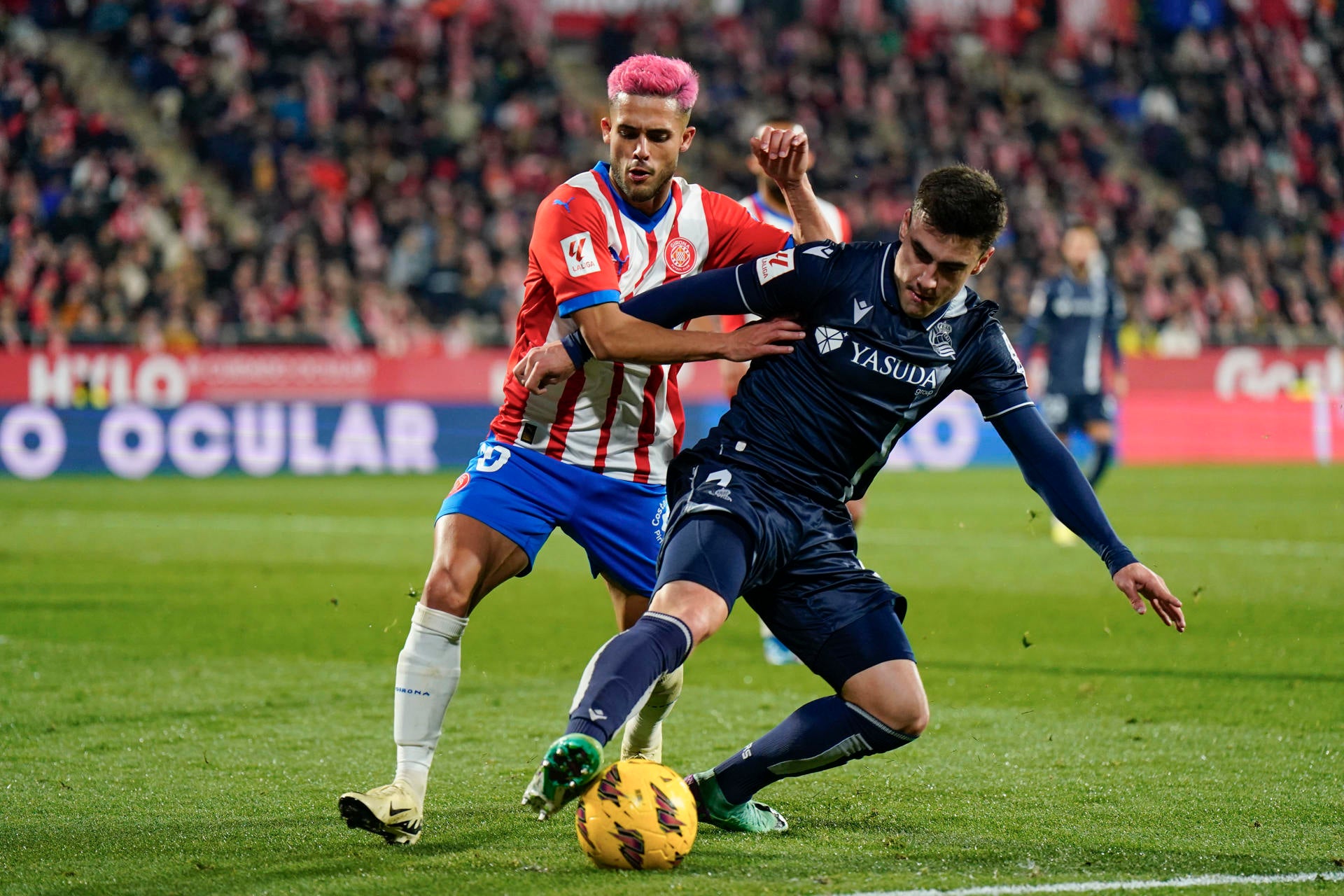 El Girona se indigna con Gil Manzano y empata ante la Real Sociedad El Girona se indigna con Gil Manzano y empata ante la Real Sociedad