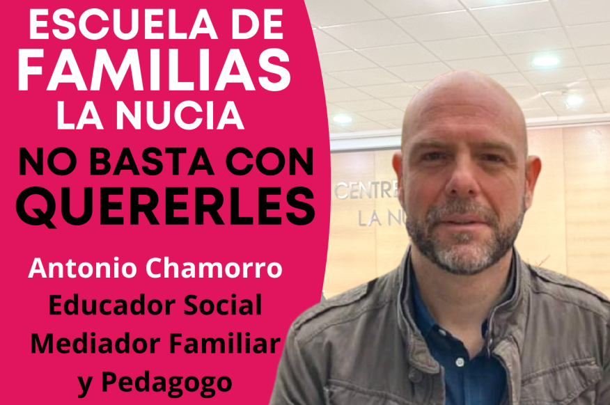 Antonio Chamorro: "La comunicación padres-hijos es fundamental, no es suficiente quererles deben saber que les queremos' Antonio Chamorro: "La comunicación padres-hijos es fundamental, no es suficiente quererles deben saber que les queremos'