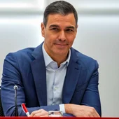 Imagen del presidente del Gobierno, Pedro Sánchez, durante la reunión de la Comisión Ejecutiva Federal, este lunes en Madrid. EFE/ Borja Sánchez Trillo Imagen del presidente del Gobierno, Pedro Sánchez, durante la reunión de la Comisión Ejecutiva Federal, este lunes en Madrid. EFE/ Borja Sánchez Trillo
