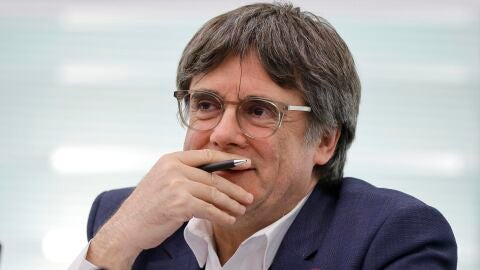 Carles Puigdemont en una sesi&oacute;n del Parlamento Europeo