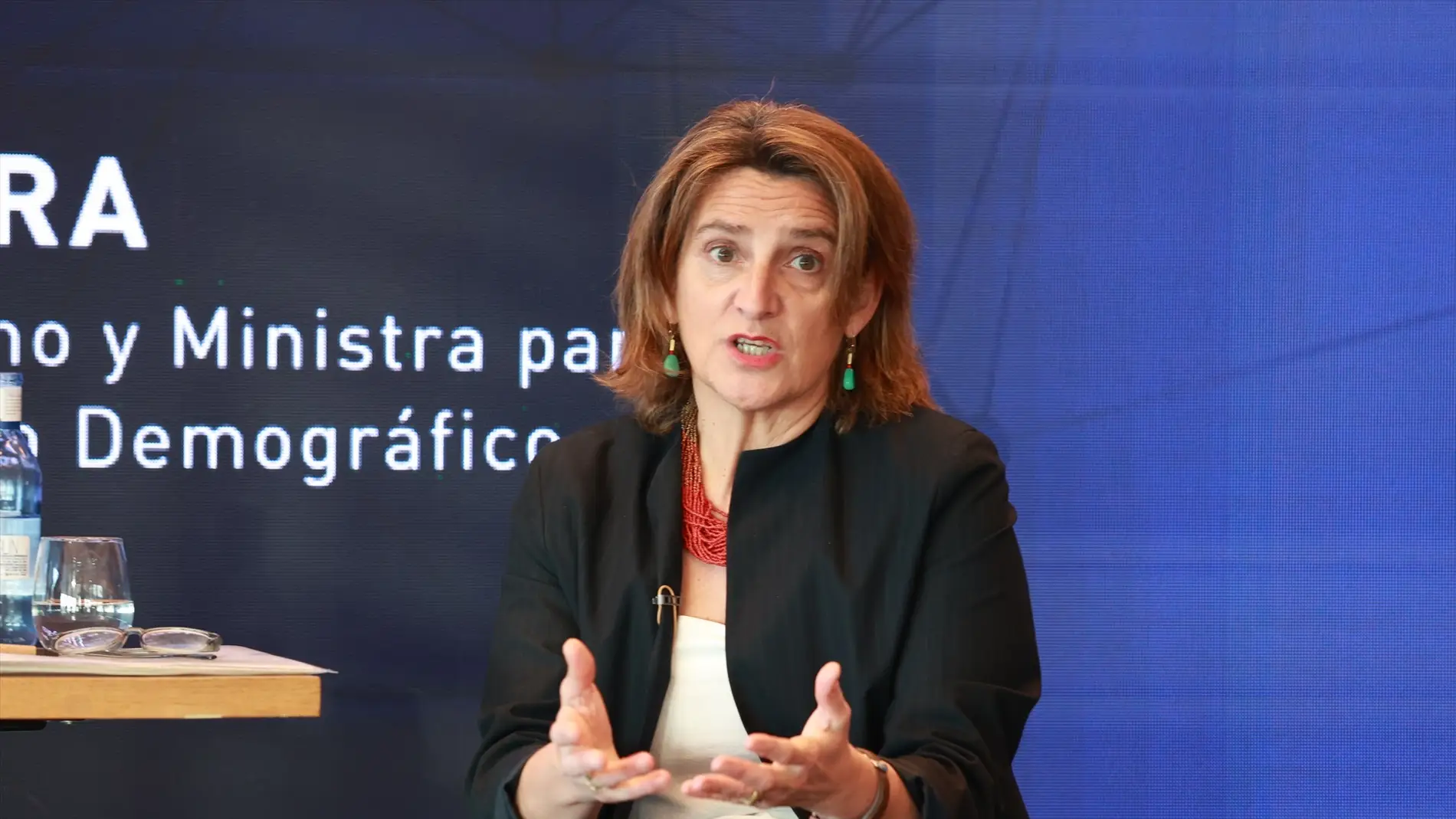 La vicepresidenta tercera del Gobierno y ministra para la Transición Ecológica y el Reto Demográfico, Teresa Ribera