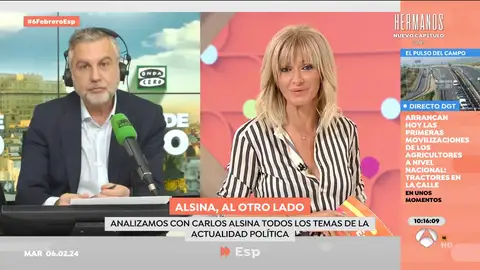 Alsina y Susanna Griso 06/02/2024 Más de uno