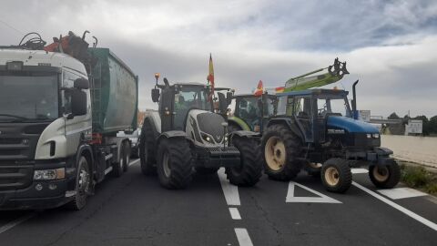 Protestas de los agricultores en la A4, 6 de febrero de 2024