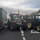 Protestas de los agricultores en la A4, 6 de febrero de 2024 Protestas de los agricultores en la A4, 6 de febrero de 2024