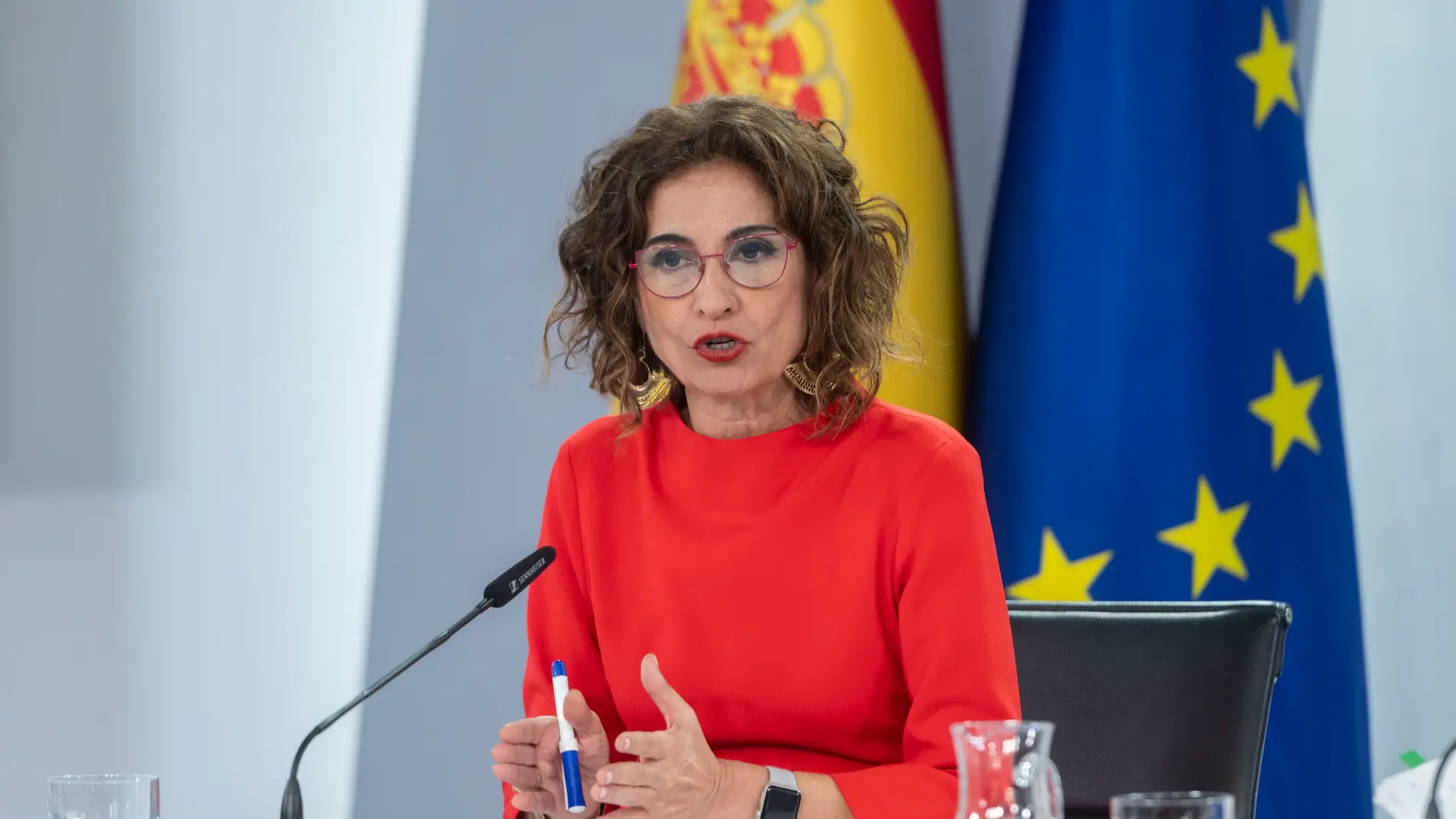 La vicepresidenta primera y ministra de Hacienda, María Jesús Montero