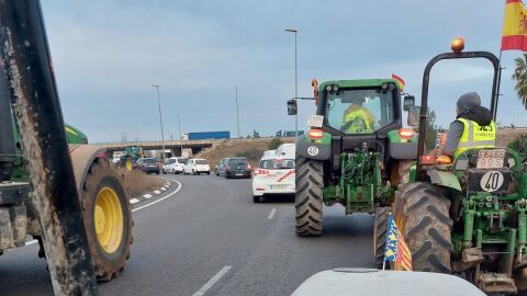 Tractorada en La Ribera