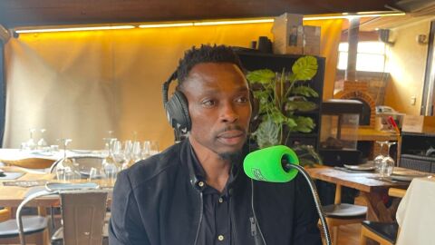 Carlos Kameni, en el Asador Iñaki