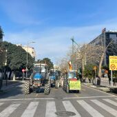 Estas son las calles afectadas en Málaga por la tractorada