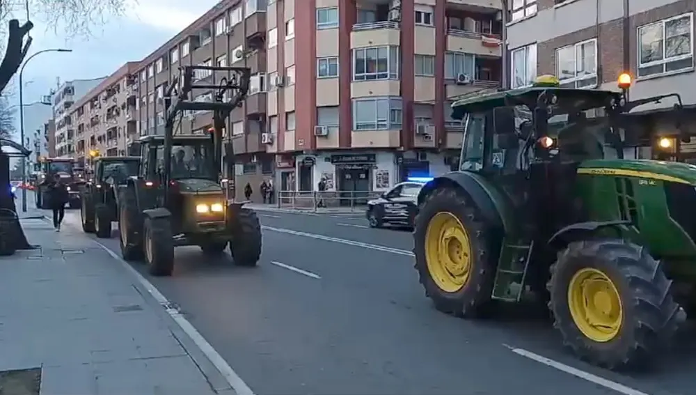 Tractorada en Ciudad Real