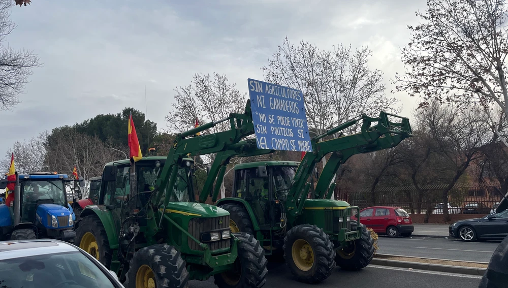 Tractorada en Albacete