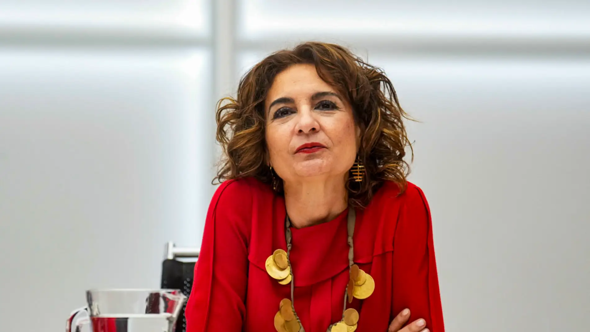  La vicepresidenta primera del Gobierno, ministra de Hacienda y vicesecretaria general del PSOE, María Jesús Montero/ EFE/ Borja Sánchez Trillo