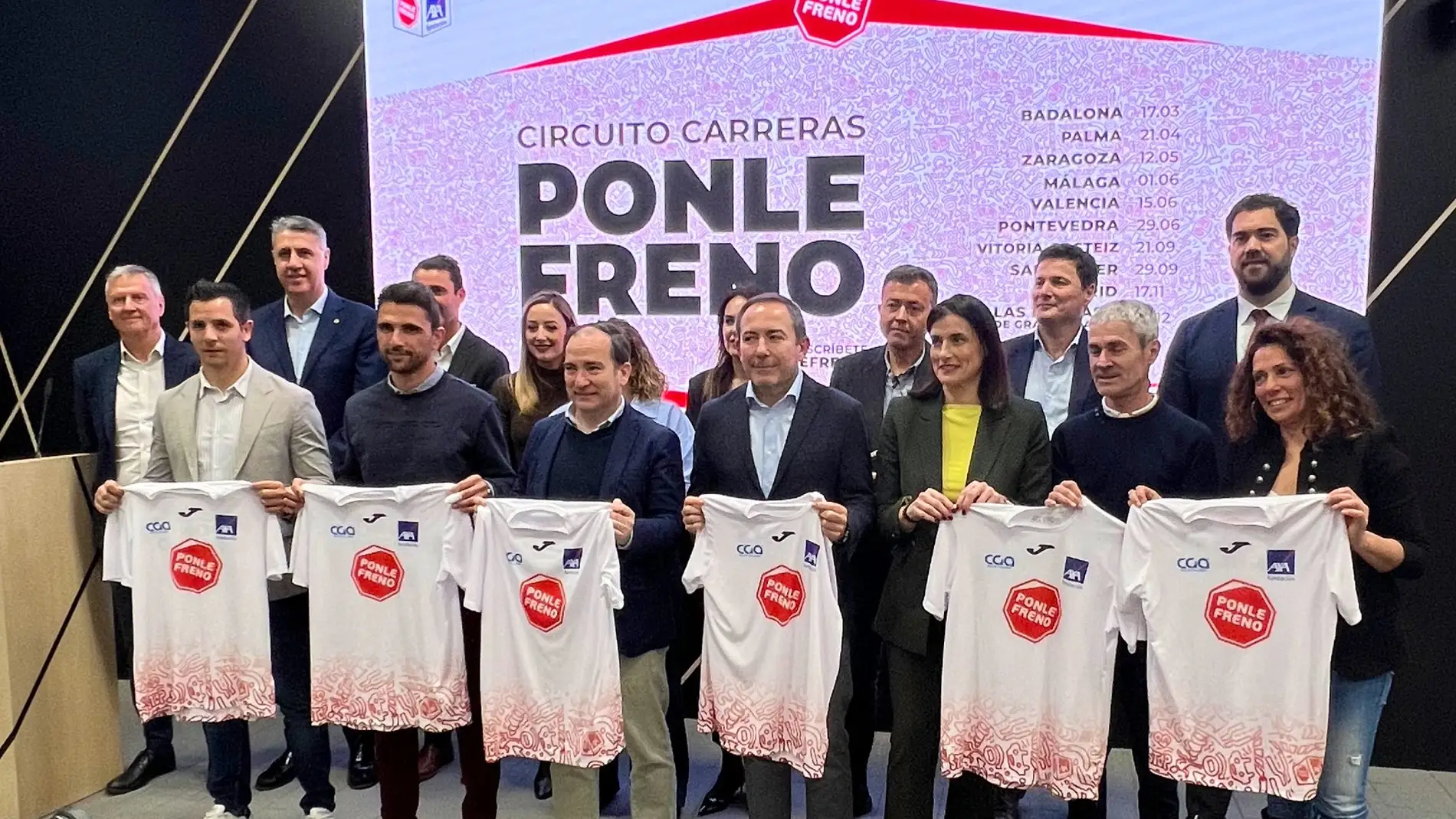 PONLE FRENO presenta su circuito de carreras solidarias para 2024 con récord de 10 ciudades