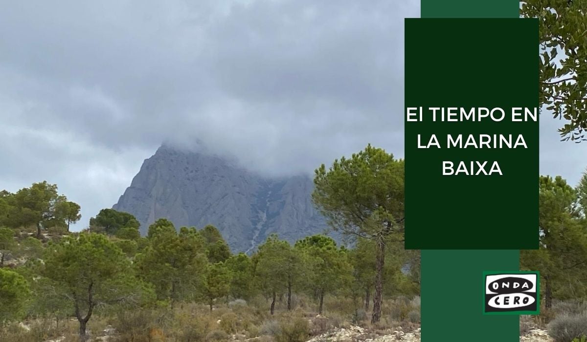 Lluvia el sábado y temperaturas que no superarán los 25º en la Marina Baixa Lluvia el sábado y temperaturas que no superarán los 25º en la Marina Baixa