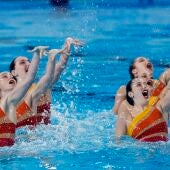 España, plata en la rutina técnica de natación artística