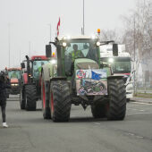 Tractorada en Vitoria