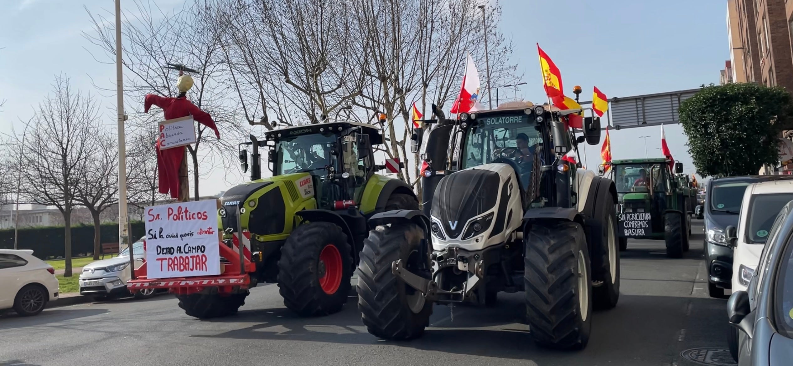 Varias calles del centro de Santander se cortarán al tráfico por la tractorada y manifestación ganadera Varias calles del centro de Santander se cortarán al tráfico por la tractorada y manifestación ganadera