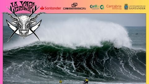 La Vaca Gigante surfing