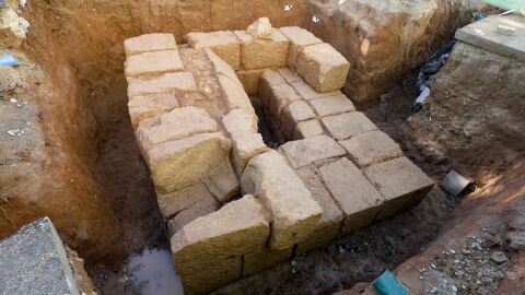 El mausoleo romano de la familia Cornelius se podr&aacute; visitar en el Parque de la Paz
