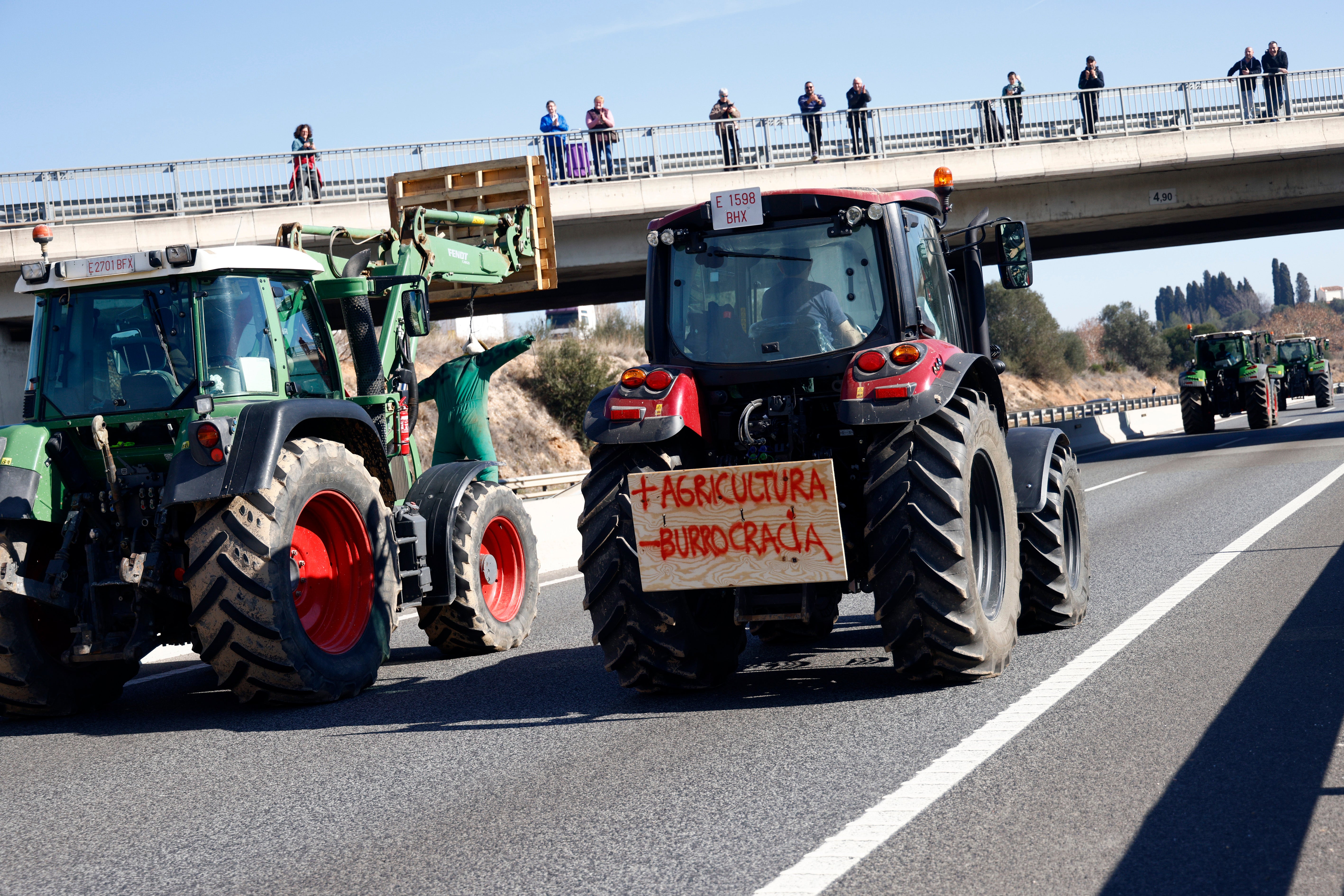 Cortes de carreteras por la huelga de agricultores: el mapa en tiempo real Cortes de carreteras por la huelga de agricultores: el mapa en tiempo real