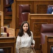 La Secretaria General de Podemos, Ione Belarra, en el Congreso de los Diputados