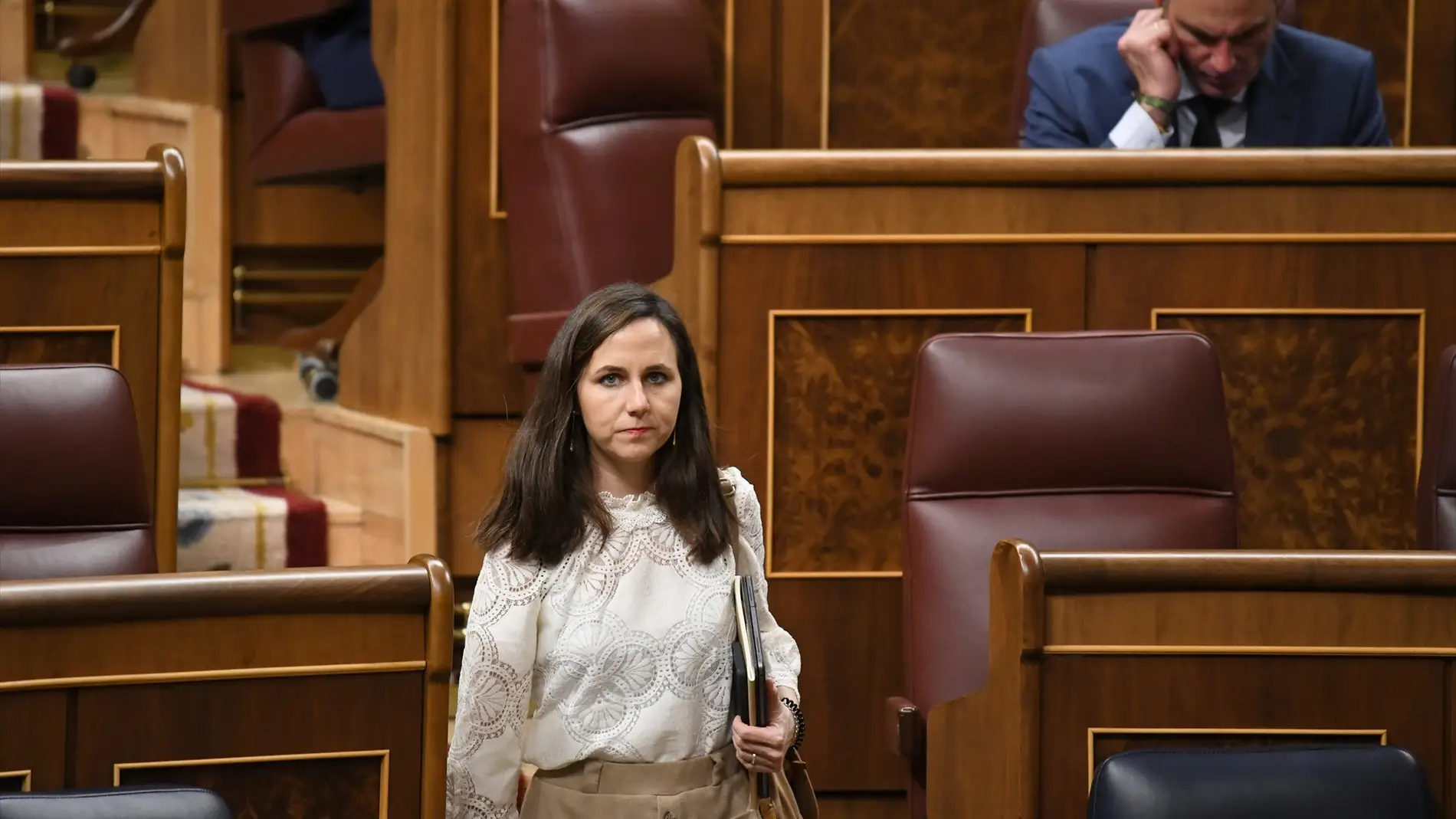 La Secretaria General de Podemos, Ione Belarra, en el Congreso de los Diputados
