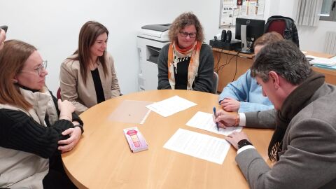Firma del convenio IES Malladeta-Ayuntamiento de la Vila Joiosa