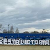 8-2 Pancarta de apoyo al Oviedo en semana de derbi