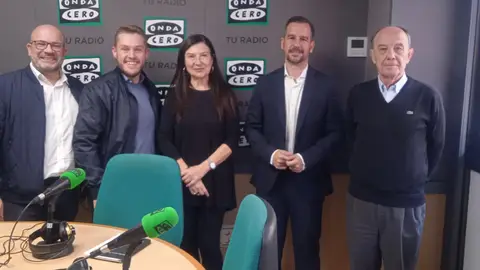 Felip Sánchez, Mariano Valera, Mayte Vilaseca, Jose Navarro y el profesor José Ruiz Felip Sánchez, Mariano Valera, Mayte Vilaseca, Jose Navarro y el profesor José Ruiz