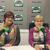 Ángela Marcet, represnetante de la Cofradía de Jesús Nazareno de la Vila Joiosa y Malena Soler de l''Ateneu Musical de la Vila Joiosa. Ángela Marcet, represnetante de la Cofradía de Jesús Nazareno de la Vila Joiosa y Malena Soler de l''Ateneu Musical de la Vila Joiosa.