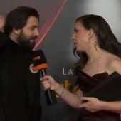 Salvador Sobral con Inés Hernand en la noche de los Premios Goya 2024.