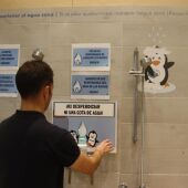 Muchos centros deportivos llevan tiempo recomendando un uso responsable del agua