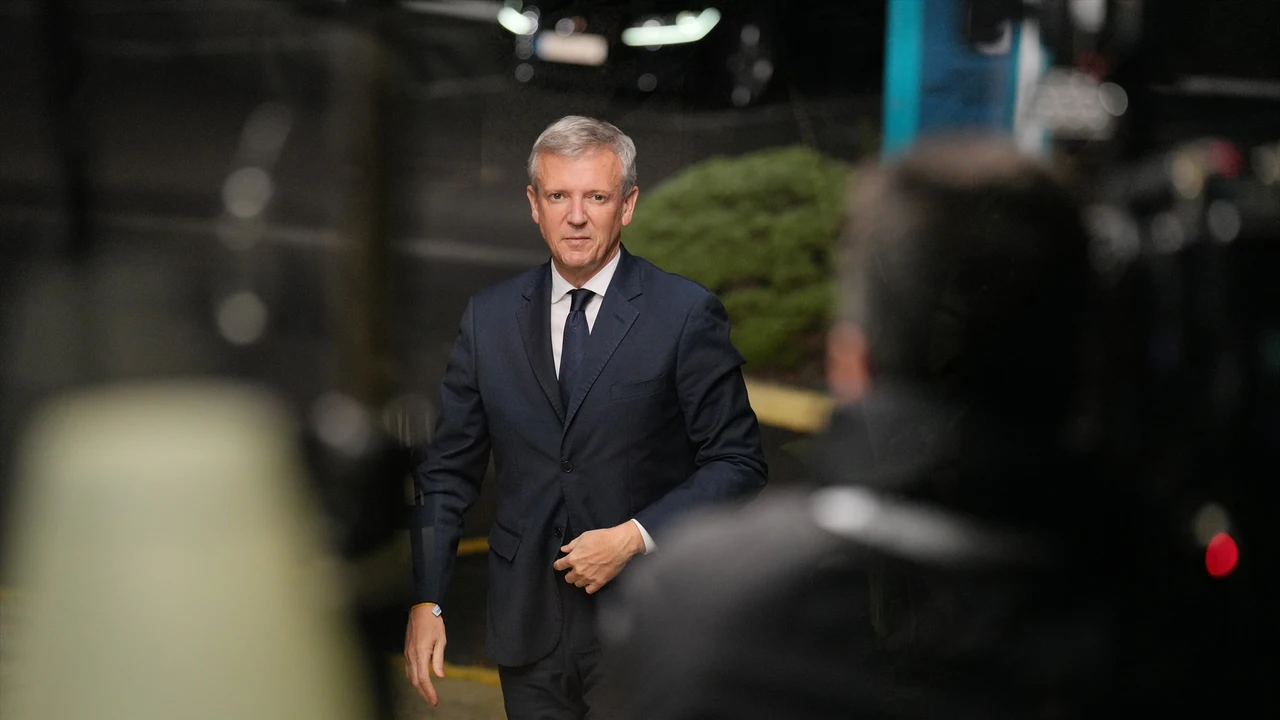 El candidato del PP a la Xunta de Galicia, Alfonso Rueda
