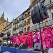 El pregón de Vacceos y el canto de las coplas marcan el Domingo de Carnaval El pregón de Vacceos y el canto de las coplas marcan el Domingo de Carnaval