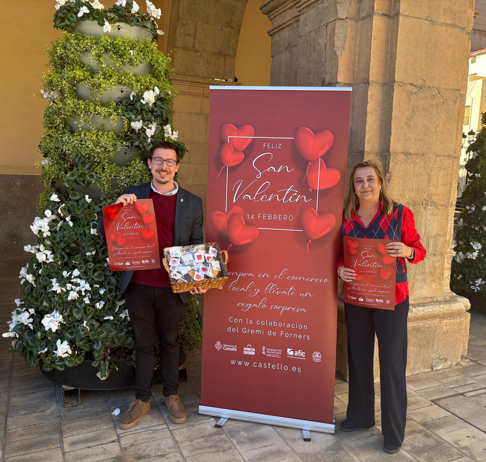 Castellón celebra San Valentín con una campaña de apoyo al comercio local Castellón celebra San Valentín con una campaña de apoyo al comercio local