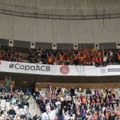 La afición 'taronja' se vuelca con Valencia Basket para la Copa del Rey de Málaga
