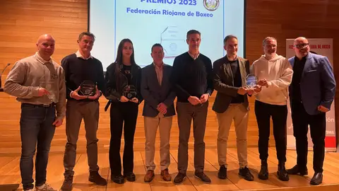 La Federación Rioja de Boxeo entrega sus primeros premios de su reciente historia Primeros premios Federación Riojana de Boxeo