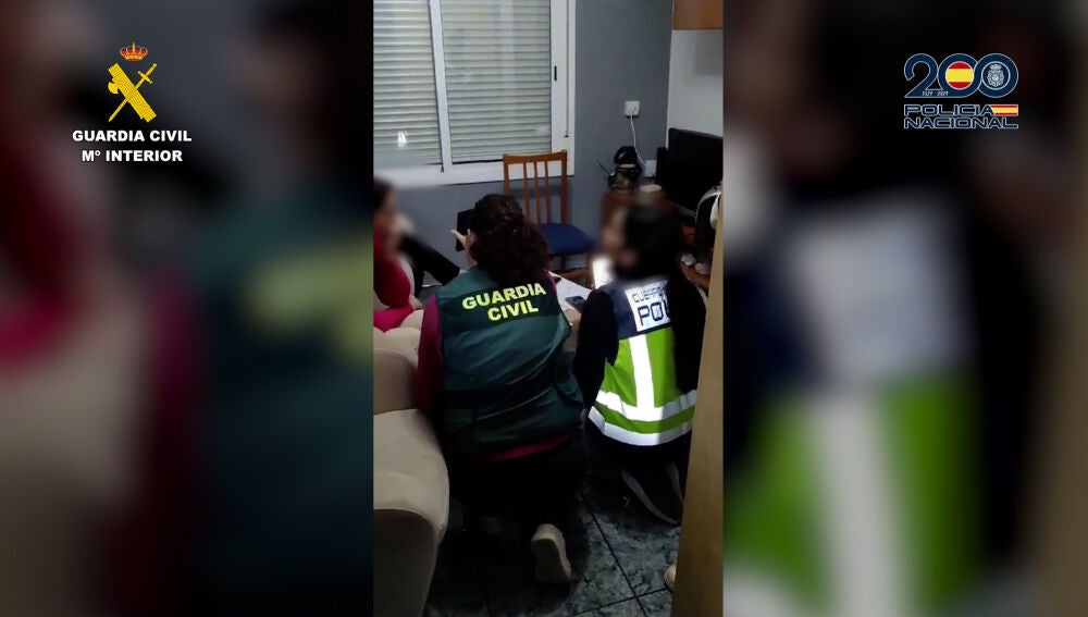 Liberadas seis víctimas de explotación sexual