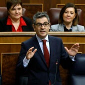El ministro de Justicia, Presidencia y Relaciones con las Cortes, Félix Bolaños