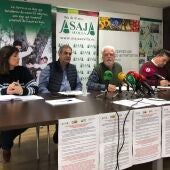 Representantes de las tres organizaciones agrarias y de Cooperativas agroalimentarias informan de las protestas 