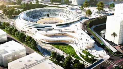 proyecto anulado de la plaza de toros de Benidorm proyecto anulado de la plaza de toros de Benidorm